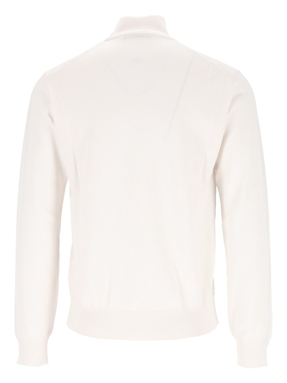 Corneliani Turtleneck With Inlays Knitwear - White | 29bf329f59a08baf99a9a850759fea8630962855