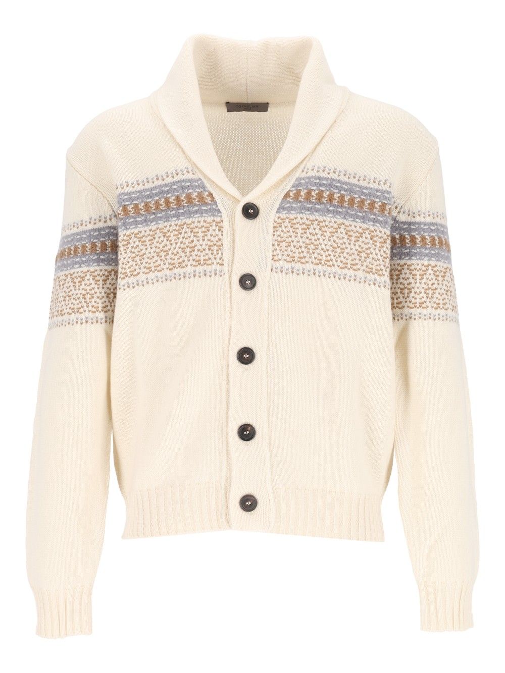 Corneliani Cashmere Cardigan Knitwear - White | d10ae3da8ee84d498da0cca02eaff8979557bb02