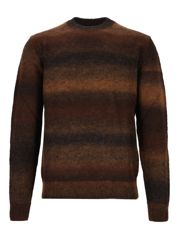 Corneliani Alpaca Sweater Knitwear - Multicolor | f30100adde9391fb3f6e04fee60d43c55026cbfd