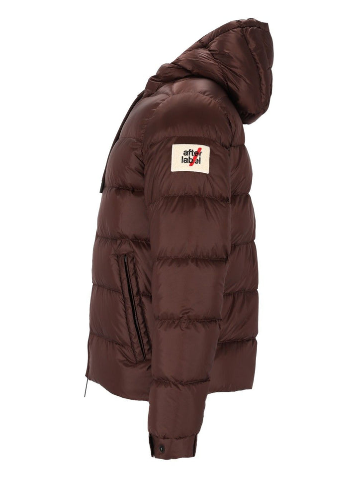 After Label Piumino Con Cappuccio Coats - Brown | 70ca7073ada058c9aa4ba938b7f03557b255f434