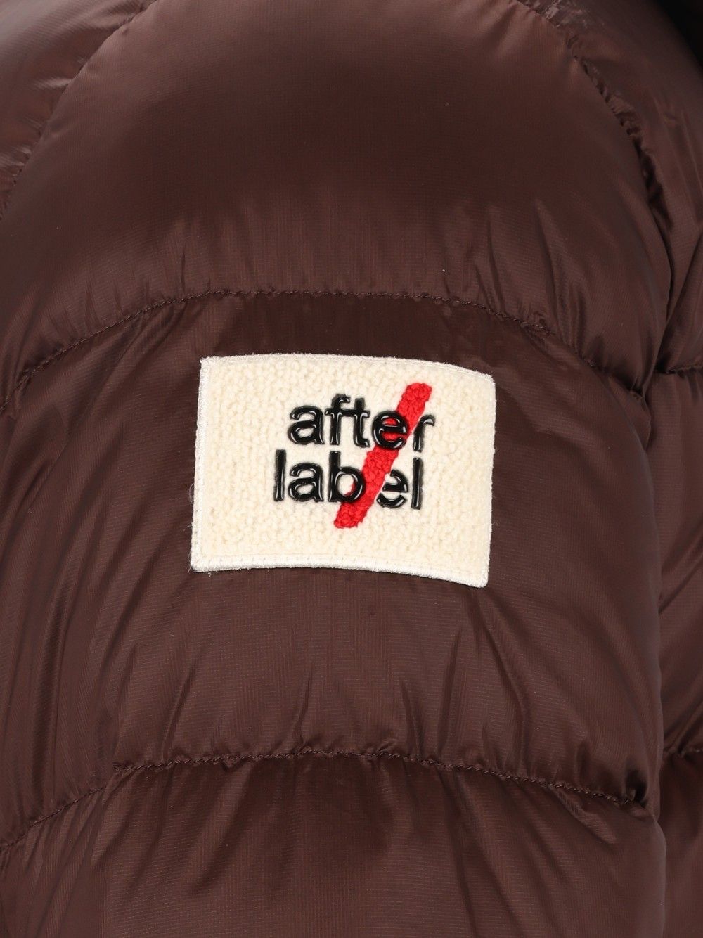 After Label Piumino Con Cappuccio Coats - Brown | 1c95f51641979e4c1666e6b5f167e61b3936c234