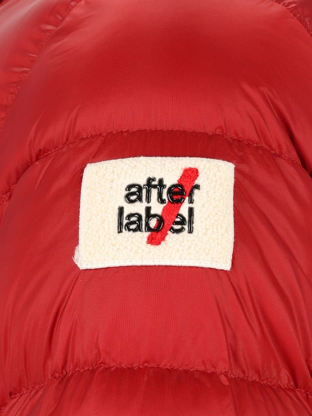 After Label Piumino Con Cappuccio Coats - Red | 220774f25f42bc6695d70509d60aed49dc57cd29