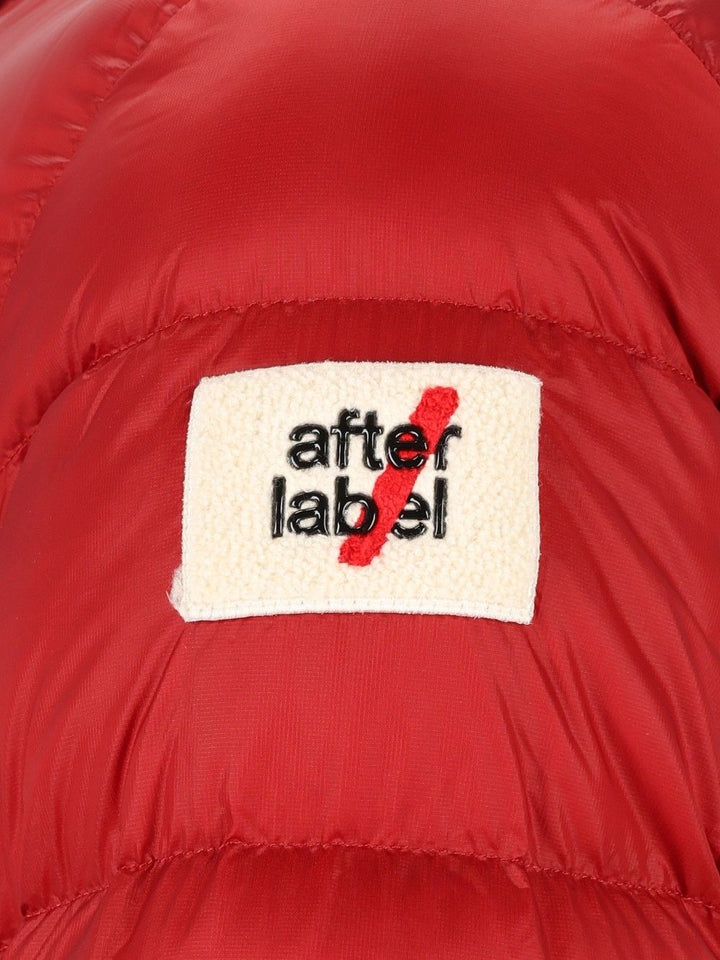After Label Piumino Con Cappuccio Coats - Red | 220774f25f42bc6695d70509d60aed49dc57cd29