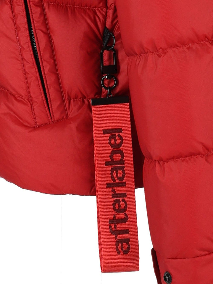 After Label Piumino Con Cappuccio Coats - Red | d6f69af27d4ec9b0b48d9a4e4c1705dc0bbb27d8