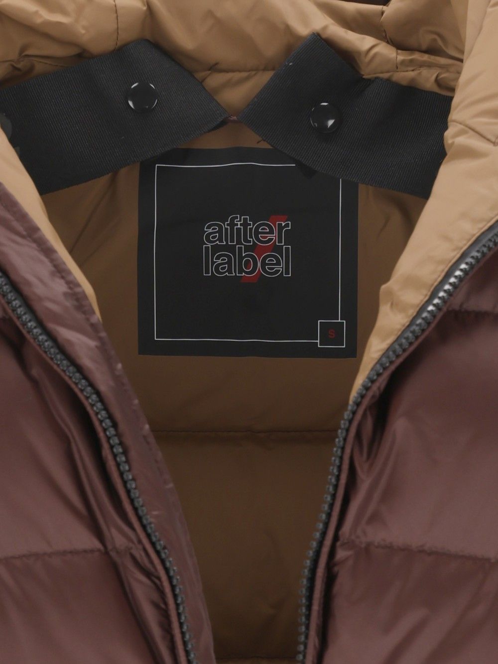 After Label Piumino Con Cappuccio Coats - Brown | 3016c7b3f2bbf474dd7bd114a665b284a3e50b6e