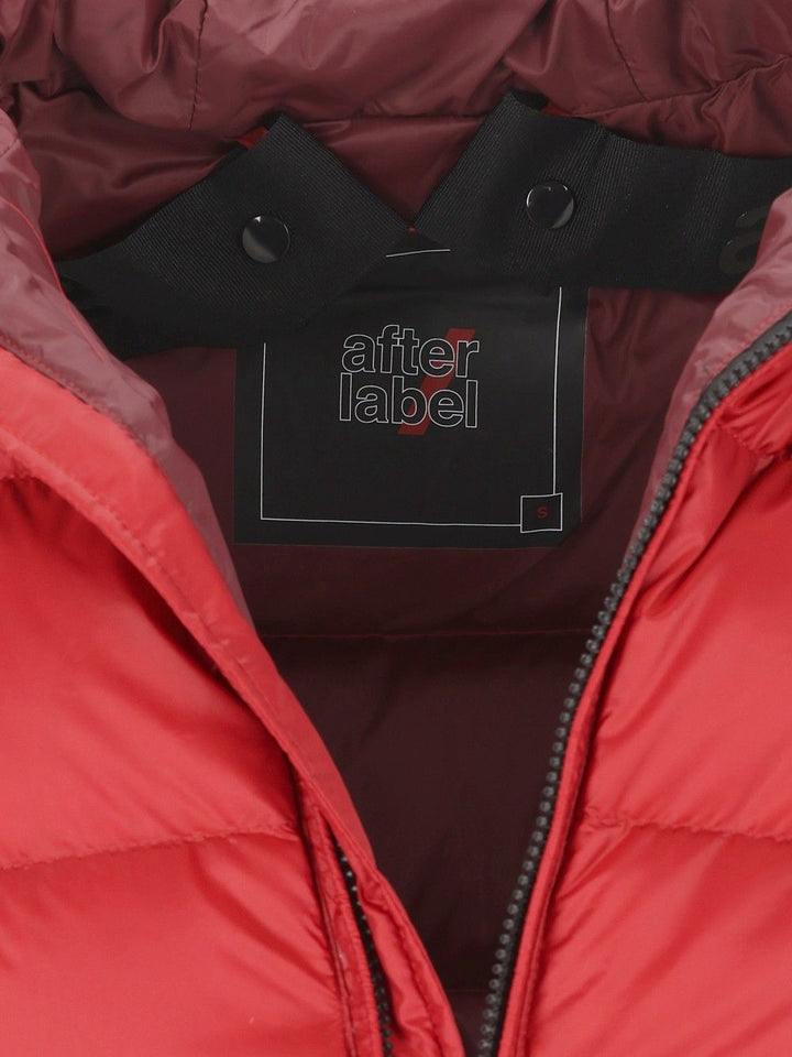 After Label Piumino Con Cappuccio Coats - Red | c97ebeef6136e789101f7f62839778116cece4c3