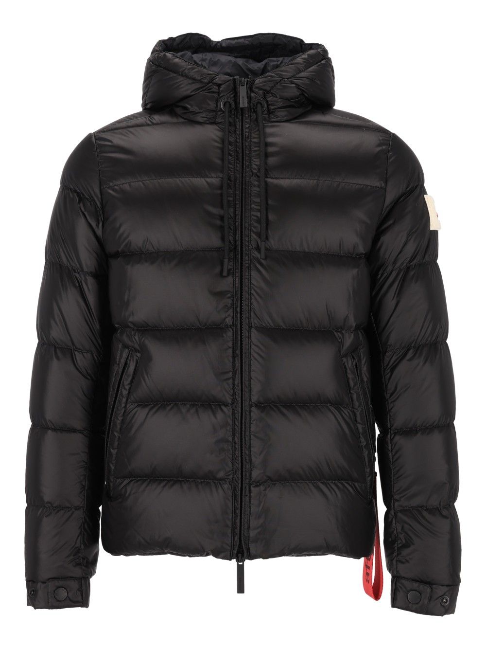 After Label Piumino Con Cappuccio Coats - Black | 8ca772b36dbfaf2aceb55732d8a8b0089045431d
