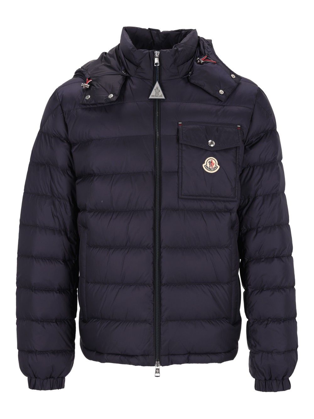 Moncler Verith Jacket Coats - Blue | 4105bc0e2cfe982734e7270beeebb72379bdfb8a
