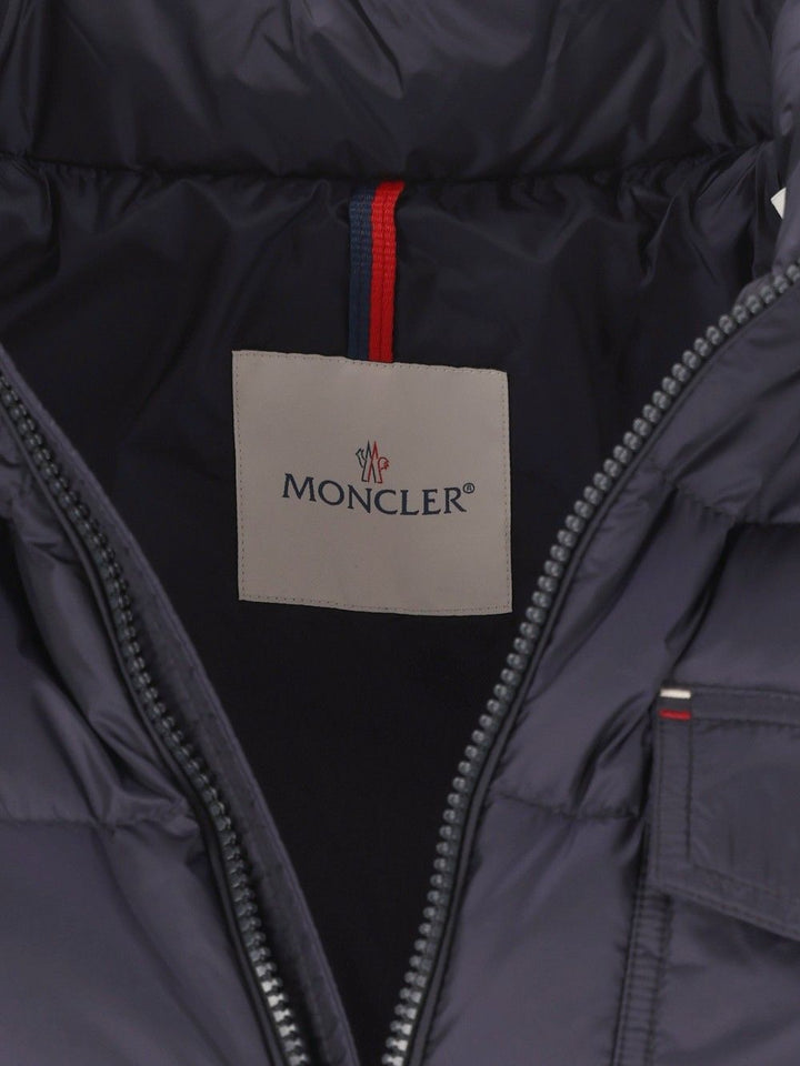 Moncler Verith Jacket Coats - Blue | e5a430db8aae74682ab9d59373abce8079025051