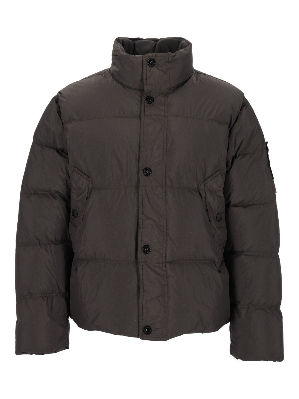 Stone Island Short Down Jacket Jackets - Grey | c8bb06e93e43598b95f9769732653e89b0d73f2d