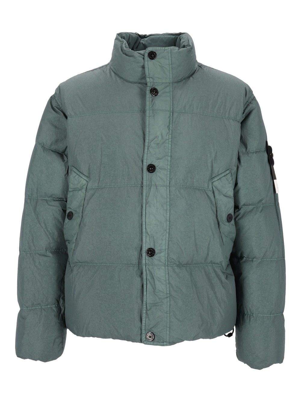 Stone Island Short Down Jacket Jackets - Green | 0fec478bade176917e1c63864ef2090b7cb2b954