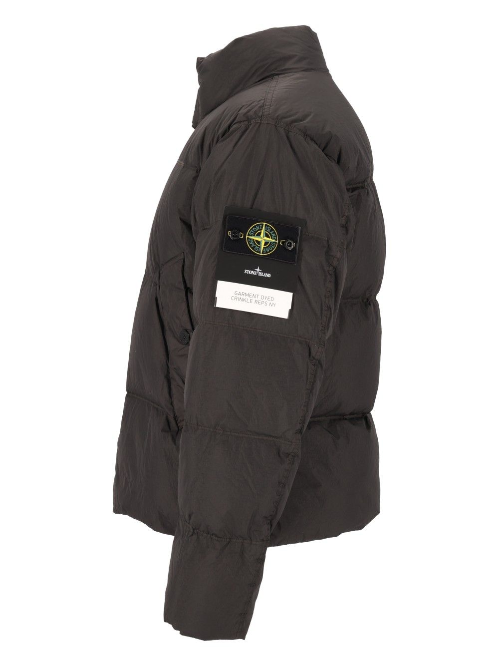 Stone Island Short Down Jacket Jackets - Grey | 2ed50c261bc9f8b1a2fb6b819d36ec2092870c35