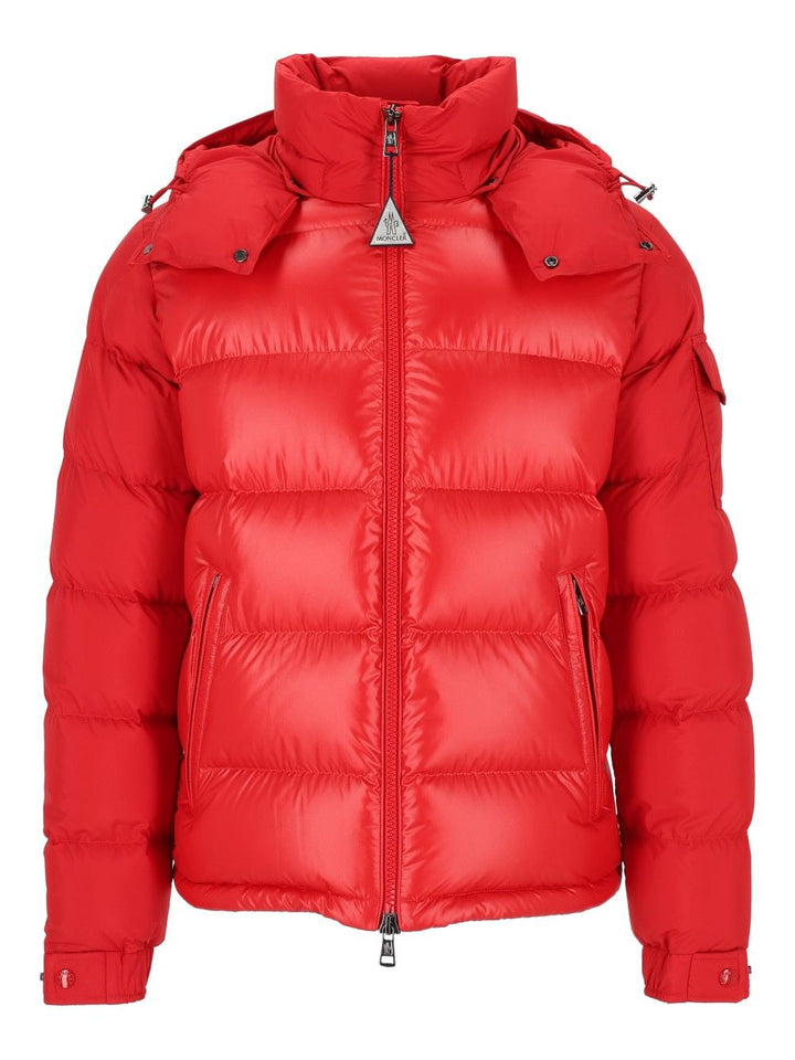 Moncler Maya Short Down Jacket Jackets - Red | 1cf93d95ecab6ab915357a36d286b9213227f8fa