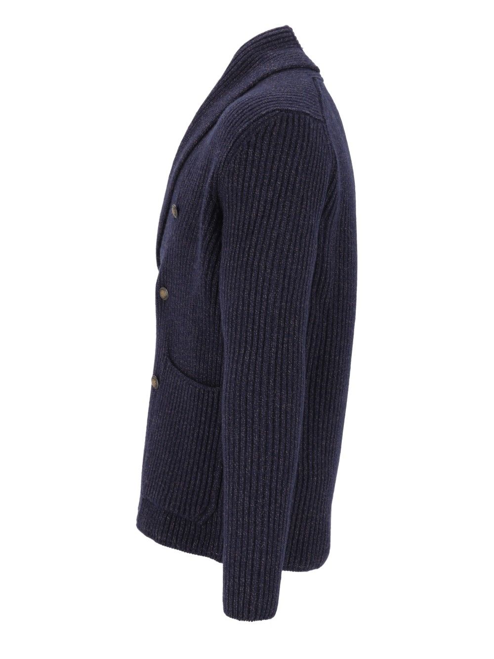 Al Duca D'Aosta Double-Breasted Cardigan Knitwear - Blue | 7a111e56e9ee669b49884f2bfbe41498a86479d5