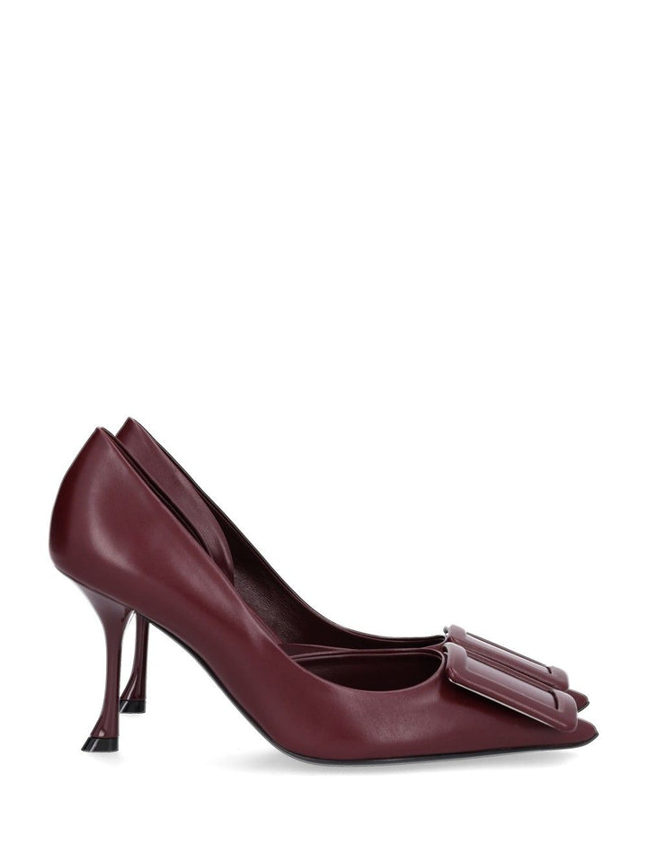 Roger Vivier Viv Ville Dorsay Dec 85 Nappa Plonge Semiluc. Pumps - Bordeaux | 21ed8b7e4cb253f4ce32e5ef5086de4b4a6424e2