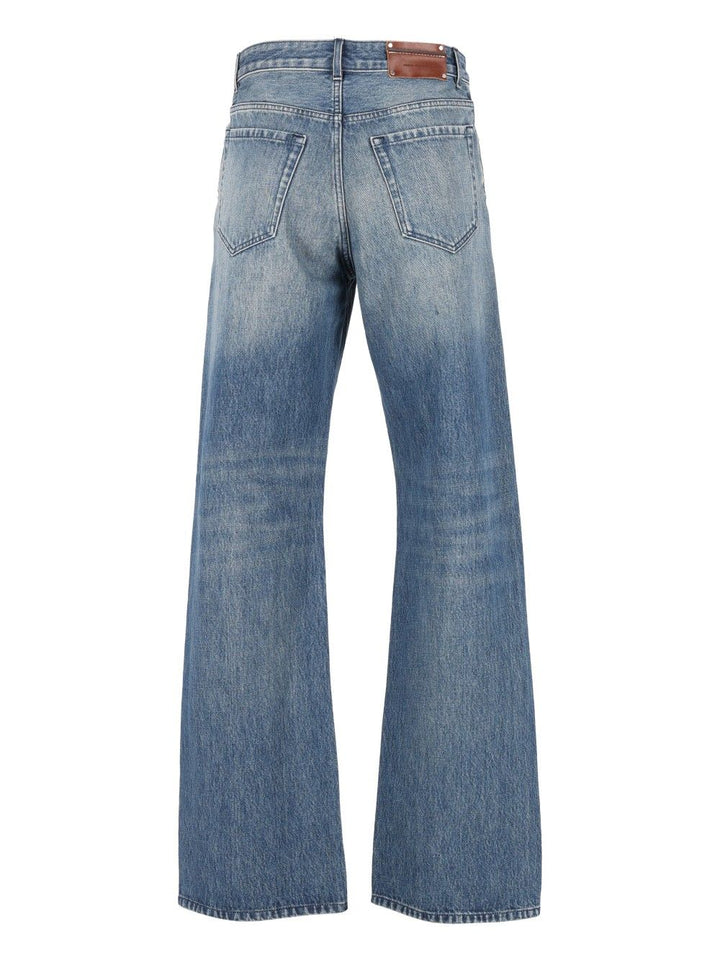 Dries Van Noten Peyter Midweight Stone Wash 5 Pocket Relaxed Fit Denim Jeans - Blue | f6a06cc9ffebfb84fb664c70049493e753108f7b