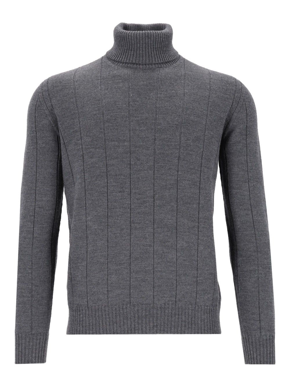 Al Duca D'Aosta Turtleneck Jumper Knitwear - Grey | 81e8b18aa73b4967674766fcdf72b8dc2726c62a