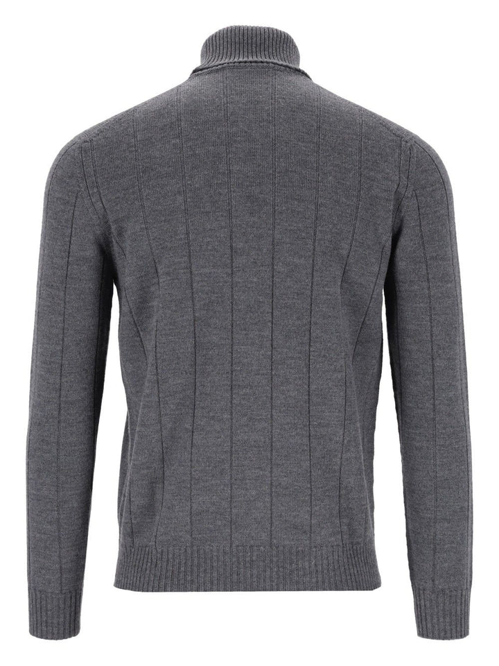 Al Duca D'Aosta Turtleneck Jumper Knitwear - Grey | 8c5d3dac1ee468aa19648b2adc86c37604a880e6