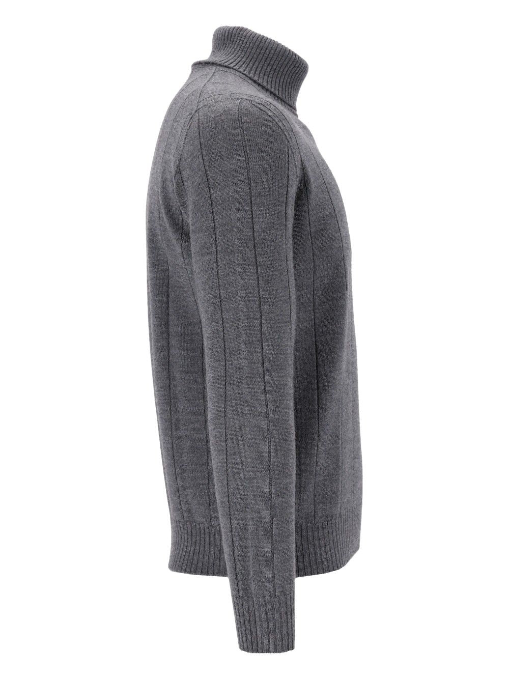 Al Duca D'Aosta Turtleneck Jumper Knitwear - Grey | 2b303d2bdd93a6c884cb99535e0e2ea9cea561e0