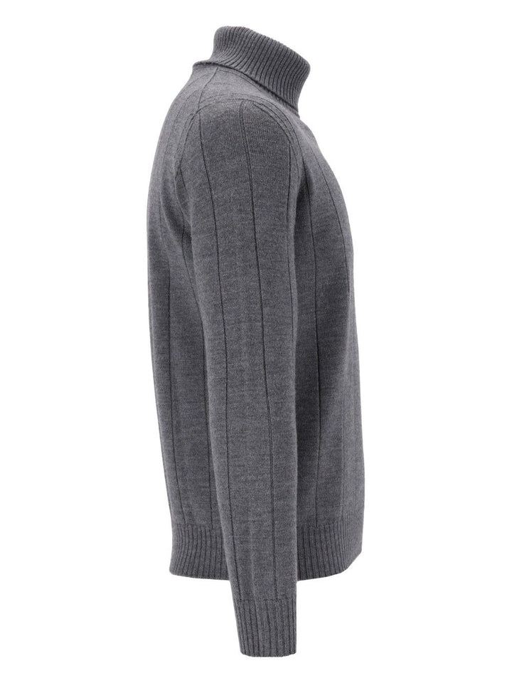 Al Duca D'Aosta Turtleneck Jumper Knitwear - Grey | 2b303d2bdd93a6c884cb99535e0e2ea9cea561e0