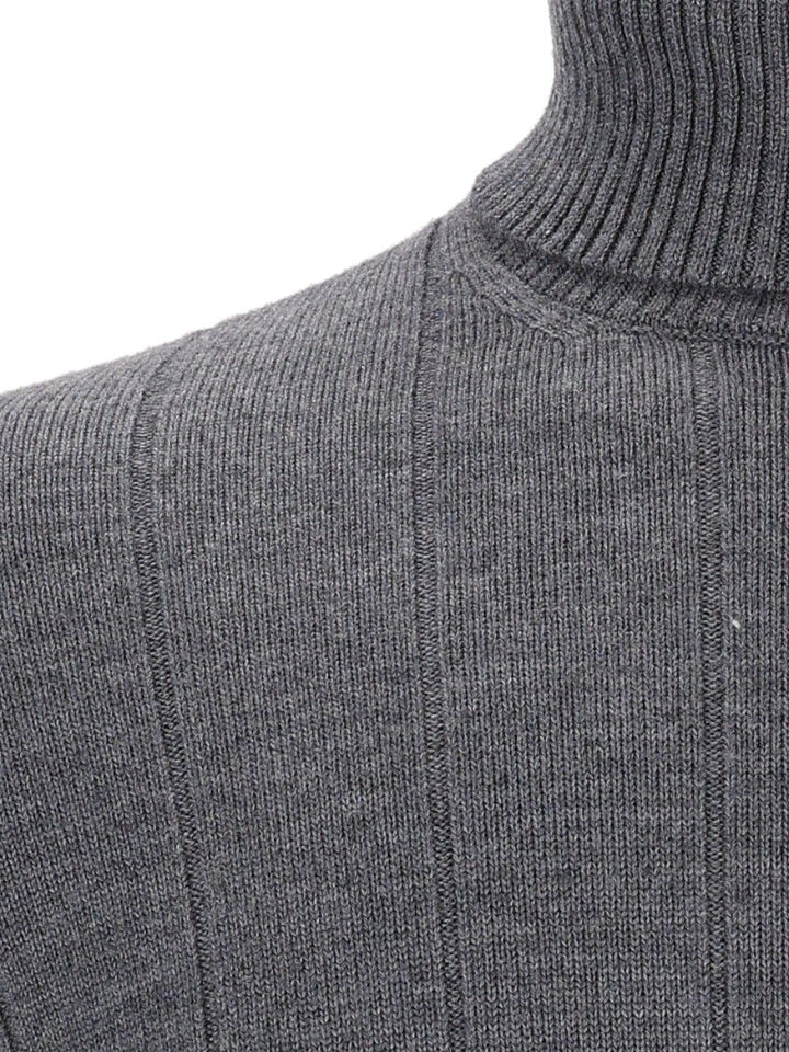 Al Duca D'Aosta Turtleneck Jumper Knitwear - Grey | eddb1b53da1bbaadf2c35e890e09e177202b7f2e