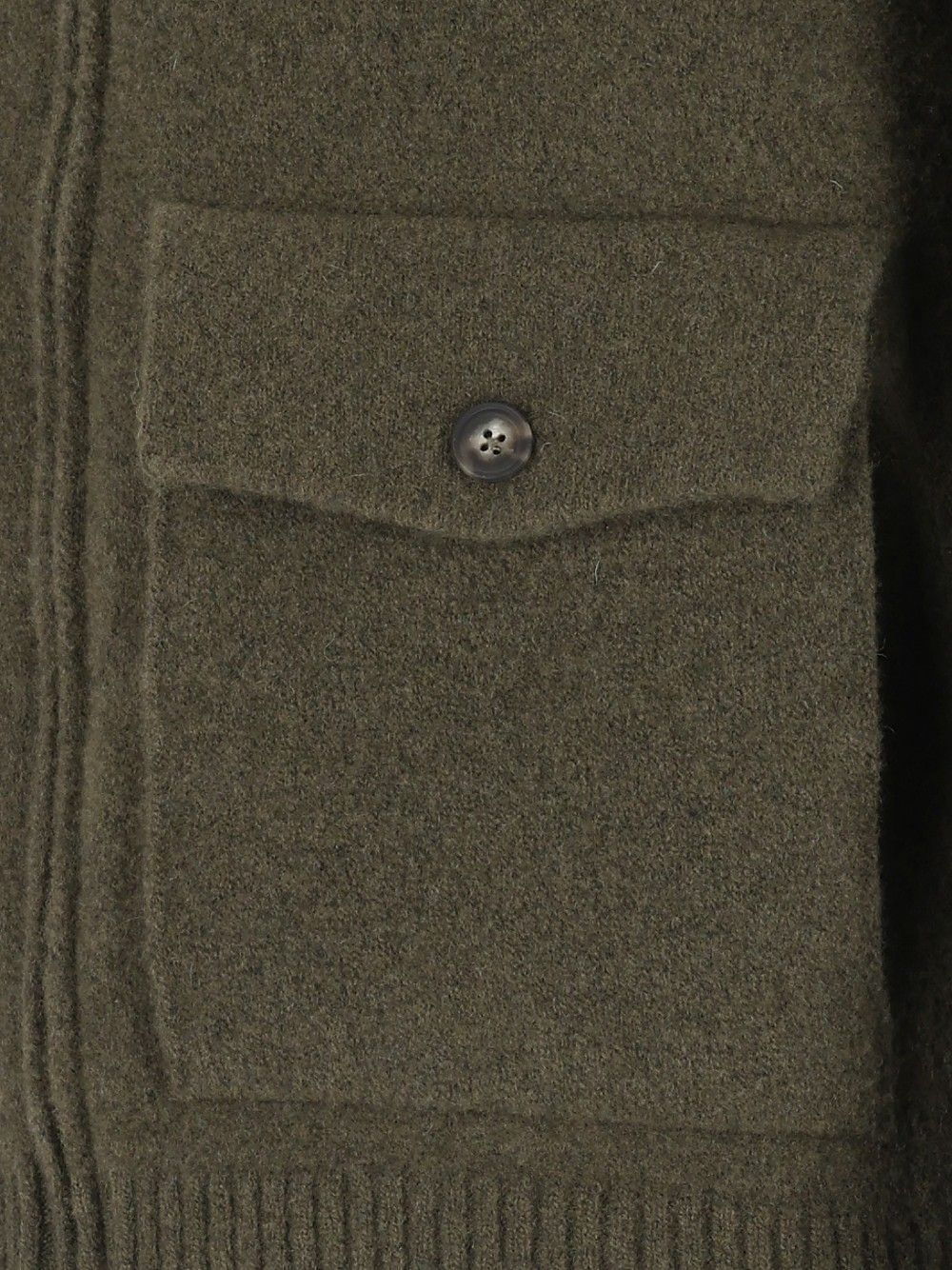 Al Duca D'Aosta Zip Cardigan Knitwear - Green | 23314b98a01691b598e1a430f5fe3e2fe212f920
