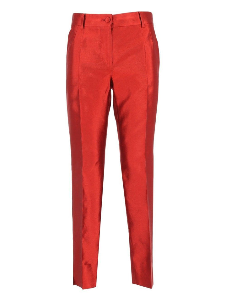 Dolce & Gabbana Mikado Trousers - Red | cb87d4bbaef19fbc48a255c994a3f363ef70ca44