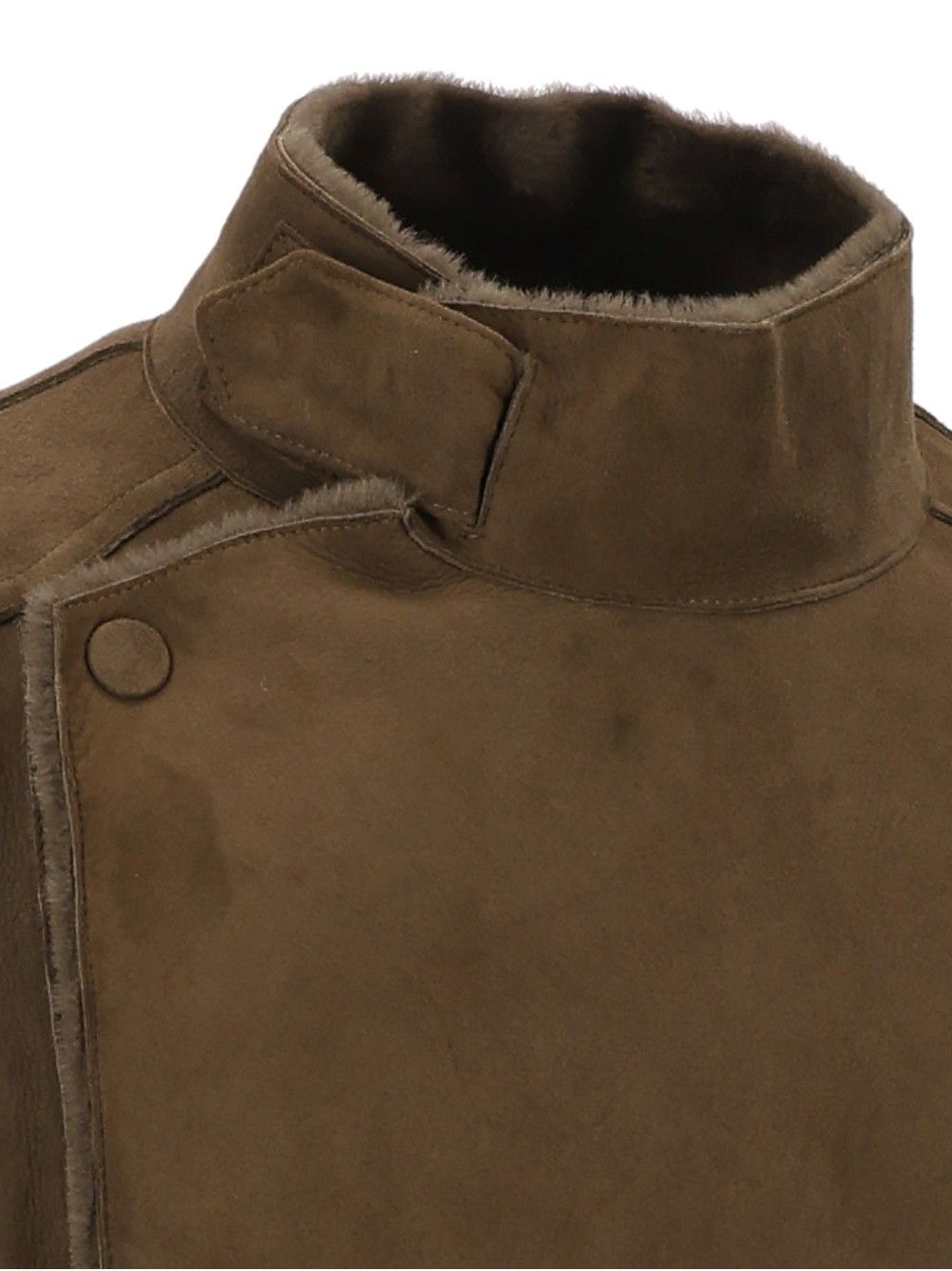 Giorgio Armani Double-Breasted Trench Coat Coats - Green | a1810794a702a9e6943efdec53b7749d1a7589af