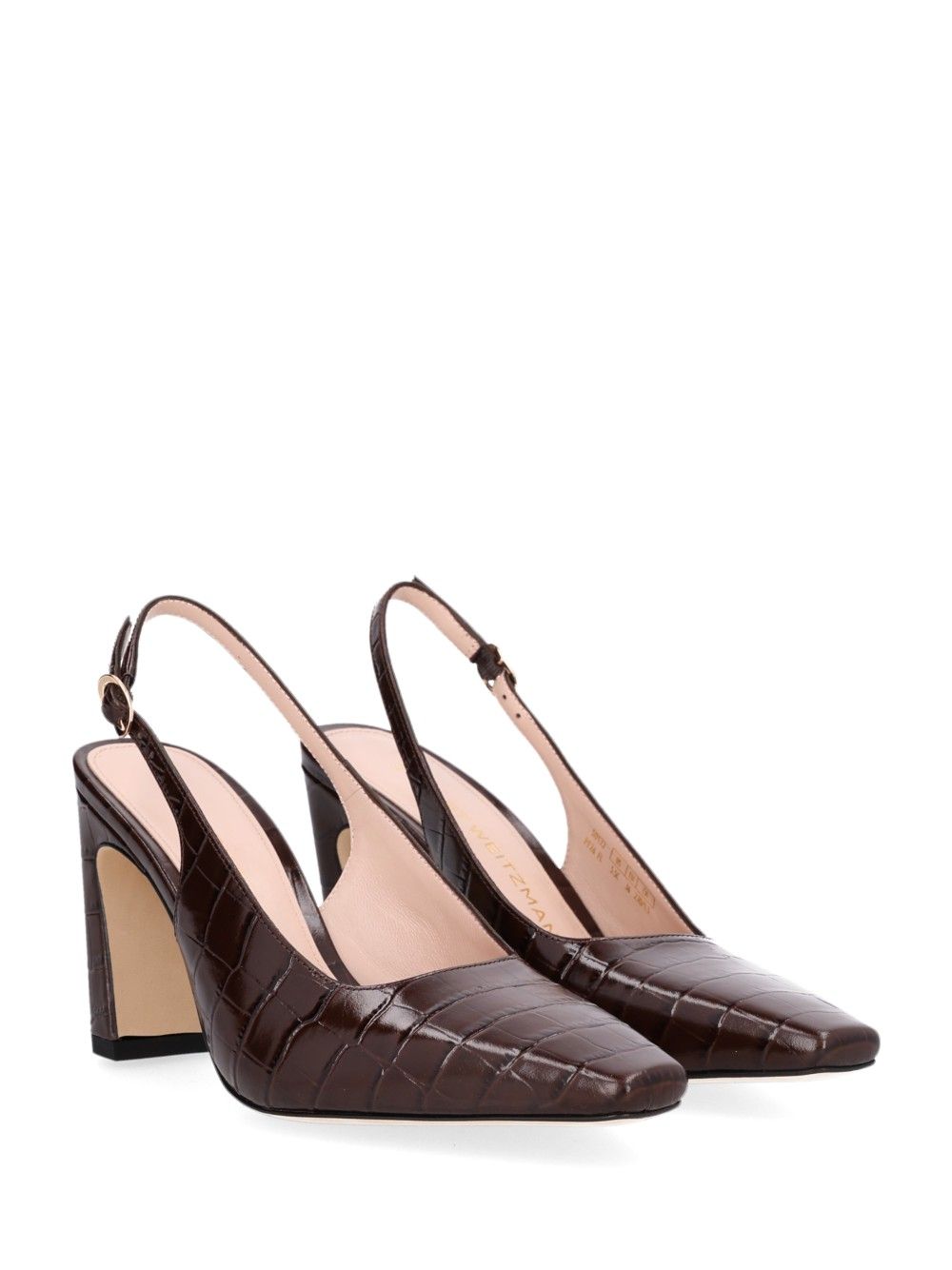 Stuart Weitzman Stassi 85 Slingback Pumps - Brown | 2d1cdf846d2e7b4c2e36b6033791c55952efd6b1