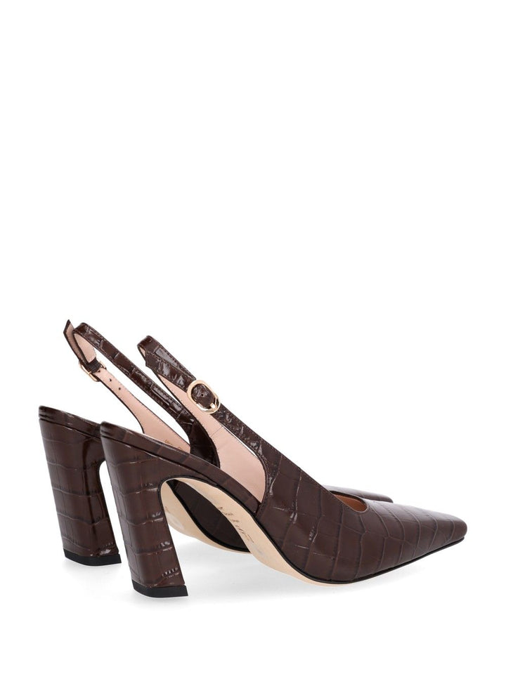Stuart Weitzman Stassi 85 Slingback Pumps - Brown | 03fa72a24095c98754c0efe772067018dcf947af