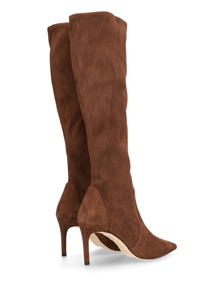 Stuart Weitzman Stuart Power Boots - Brown | efdd6176f9e79675b2f81103e07f9710c62ac3d7