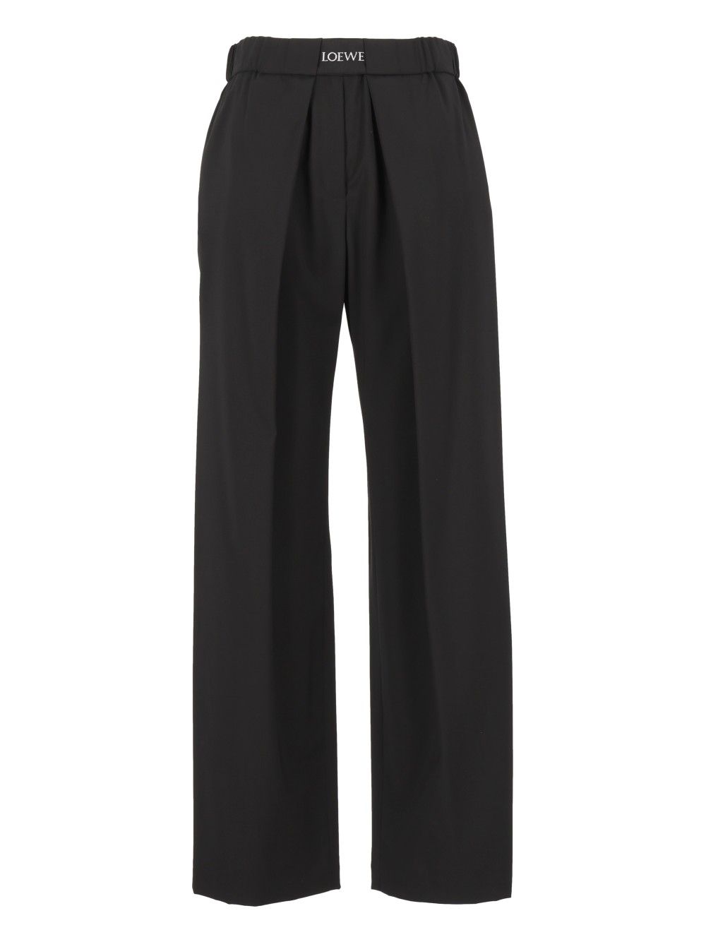Loewe Stretch Wool Trousers - Black | 31fee4debf5c9a2d115c5ec3e0d6f8f968ab77f9