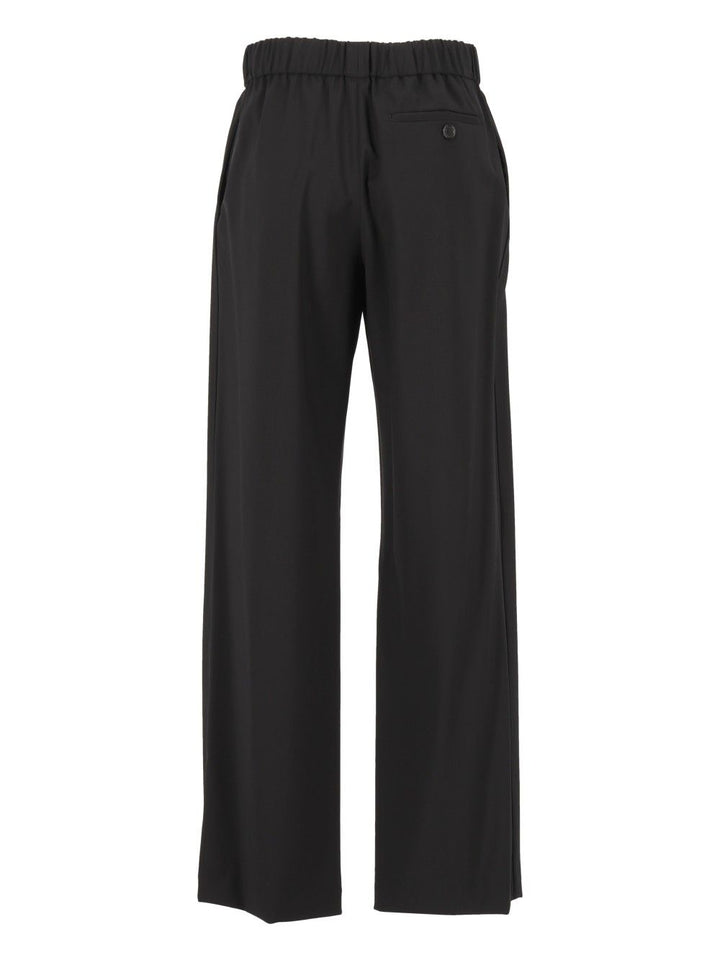 Loewe Stretch Wool Trousers - Black | a8186490d2d05b1e5047b61387ec39f320f63971