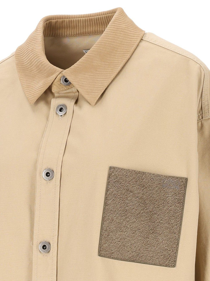 Loewe Cotton Canvas Overshirt Jackets - Beige | a34fe413b80b0118518fb6b0ae976714f798480c