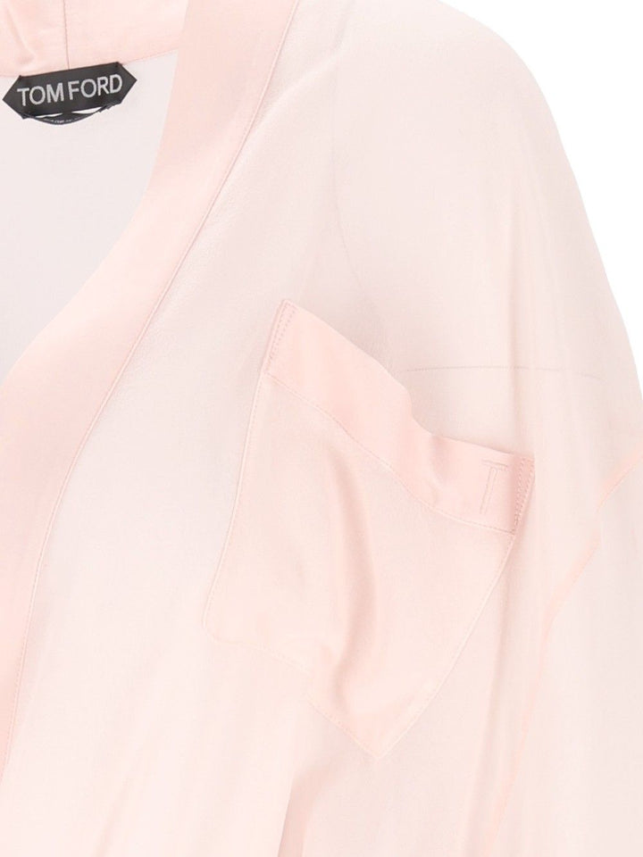 Tom Ford Short Silk Robe Jackets - Rose | c20e2a1b3d559e12ce2460d8740dfcd803962cb8