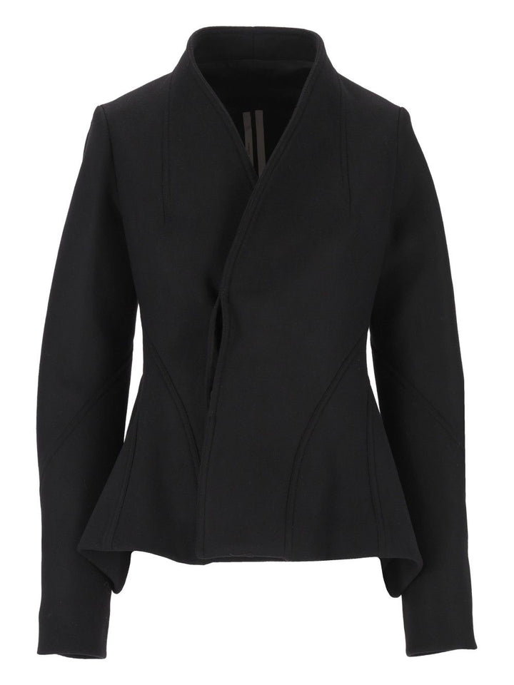 Rick Owens Moog Jacket Jackets - Black | a0758d8b87d1b52eadd970291e47286509b61ee6