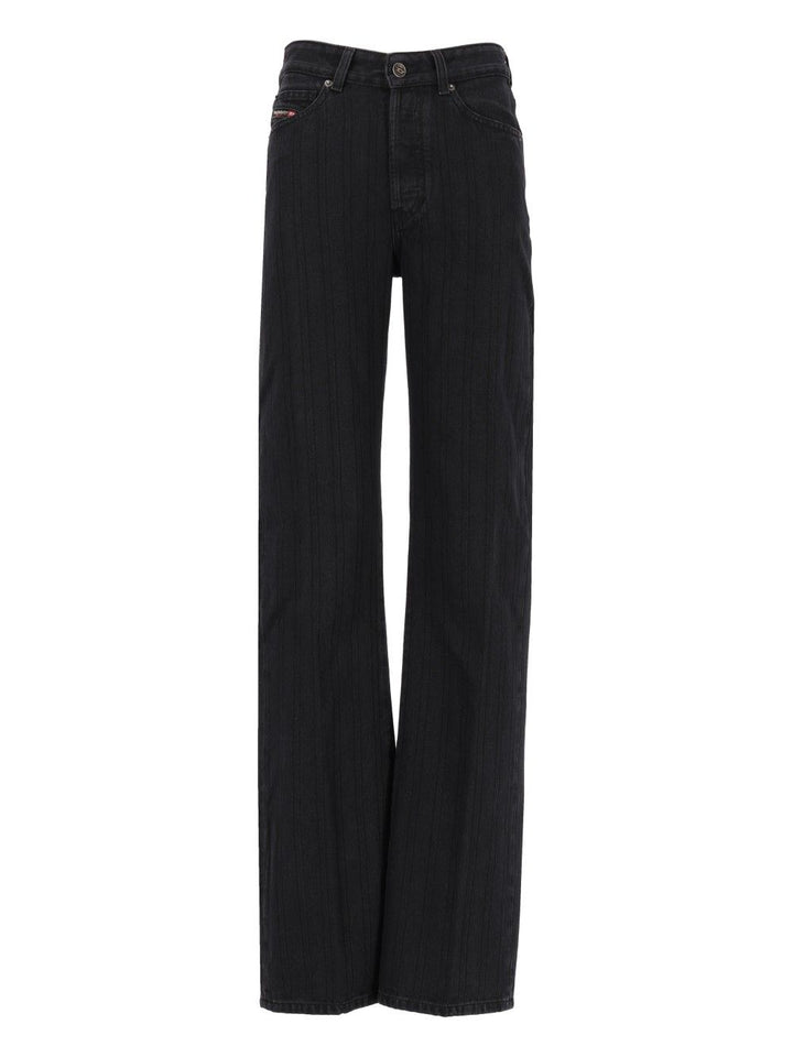 Diesel 1971 D-Sent High-Waist Regular Jeans - Black | 9c98d4cff6780d8f418206010e91c6a50c9c09ab