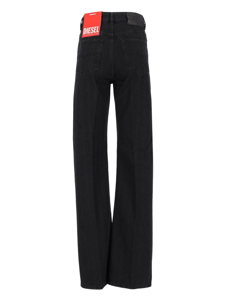 Diesel 1971 D-Sent High-Waist Regular Jeans - Black | b368ed32b6efb18075b58c1561dd42ffd8373945
