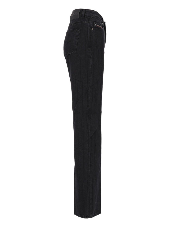 Diesel 1971 D-Sent High-Waist Regular Jeans - Black | 6f164d2b288340f98613e3b18100df298cbbc063