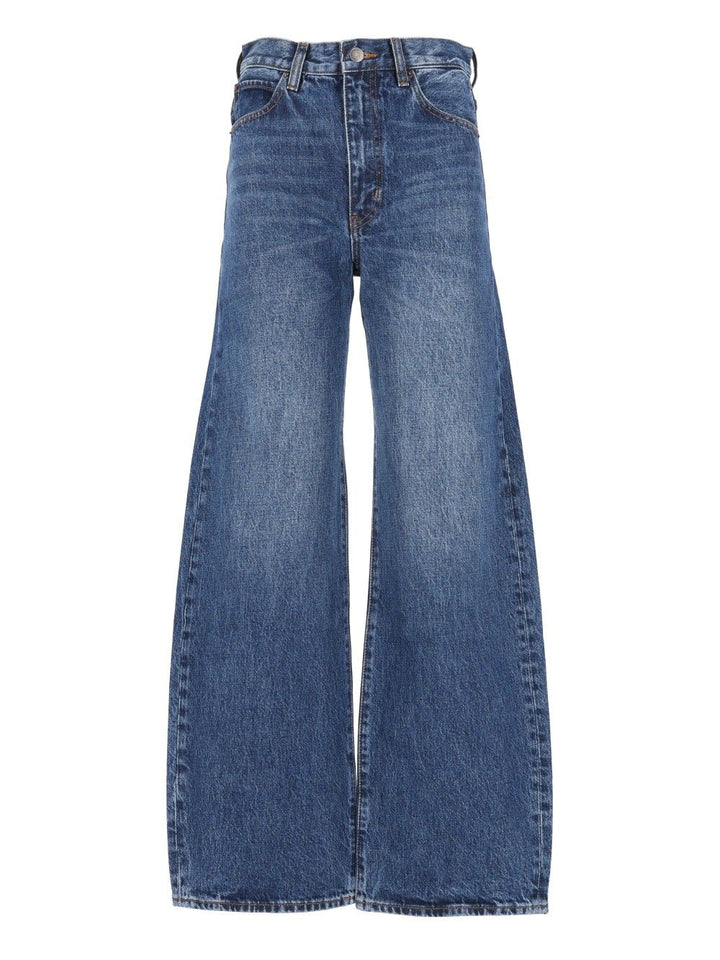 Frame The Bow Jeans - Blue | b4a9227a9a72702f03606f22ff6db33b01167041