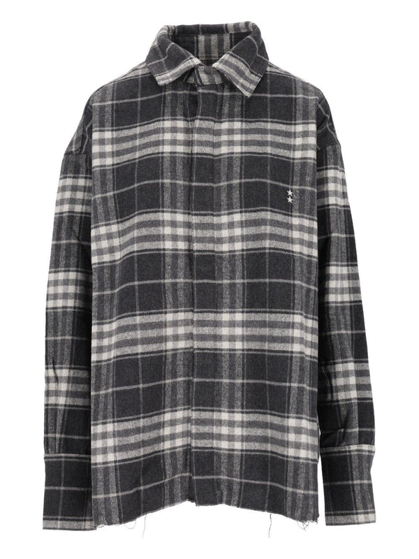 Oversized Shirt - Wool Touch Shirts Grey