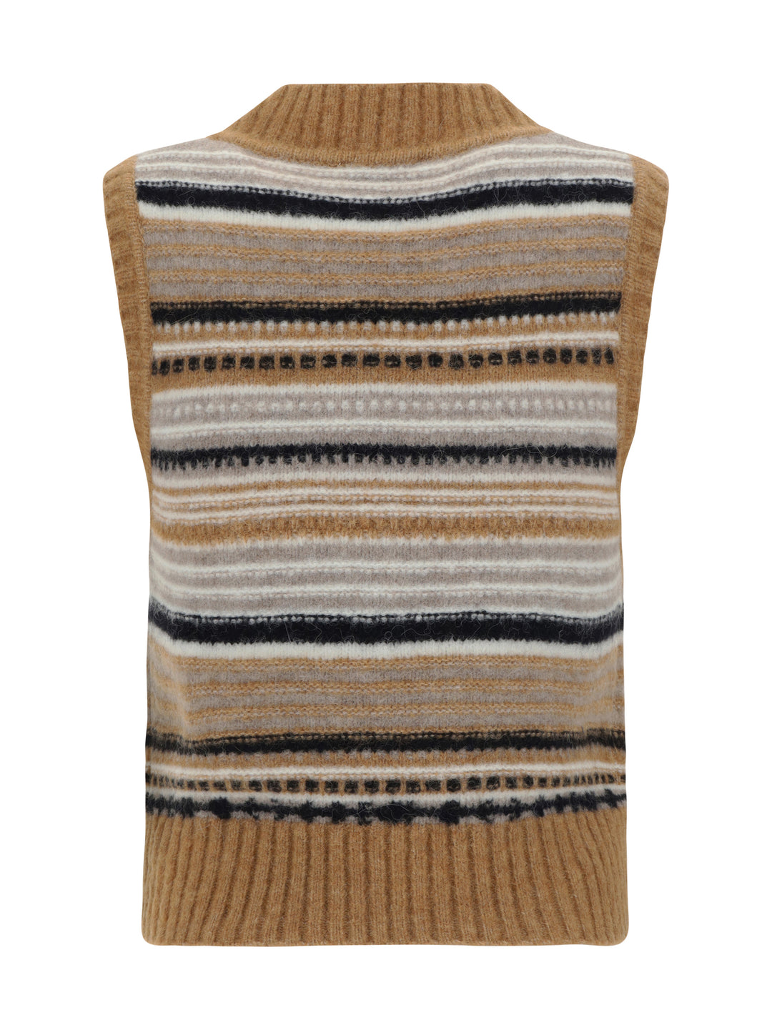 SOFT WOOL STRIPE VEST