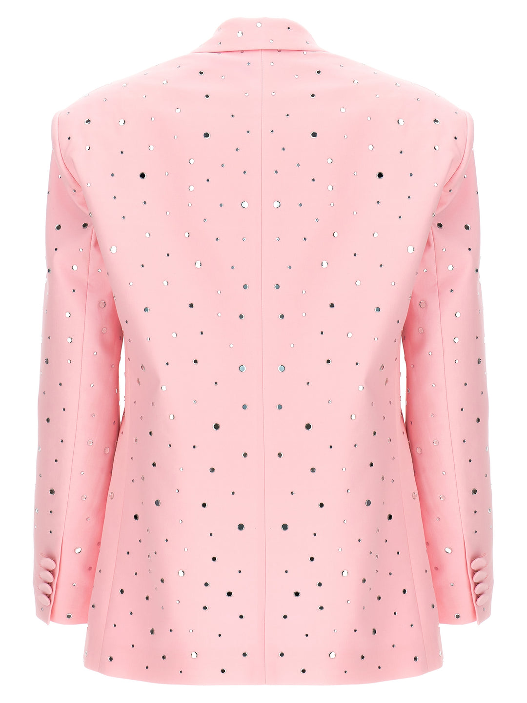 All Over Crystal Blazer Blazer And Suits Pink