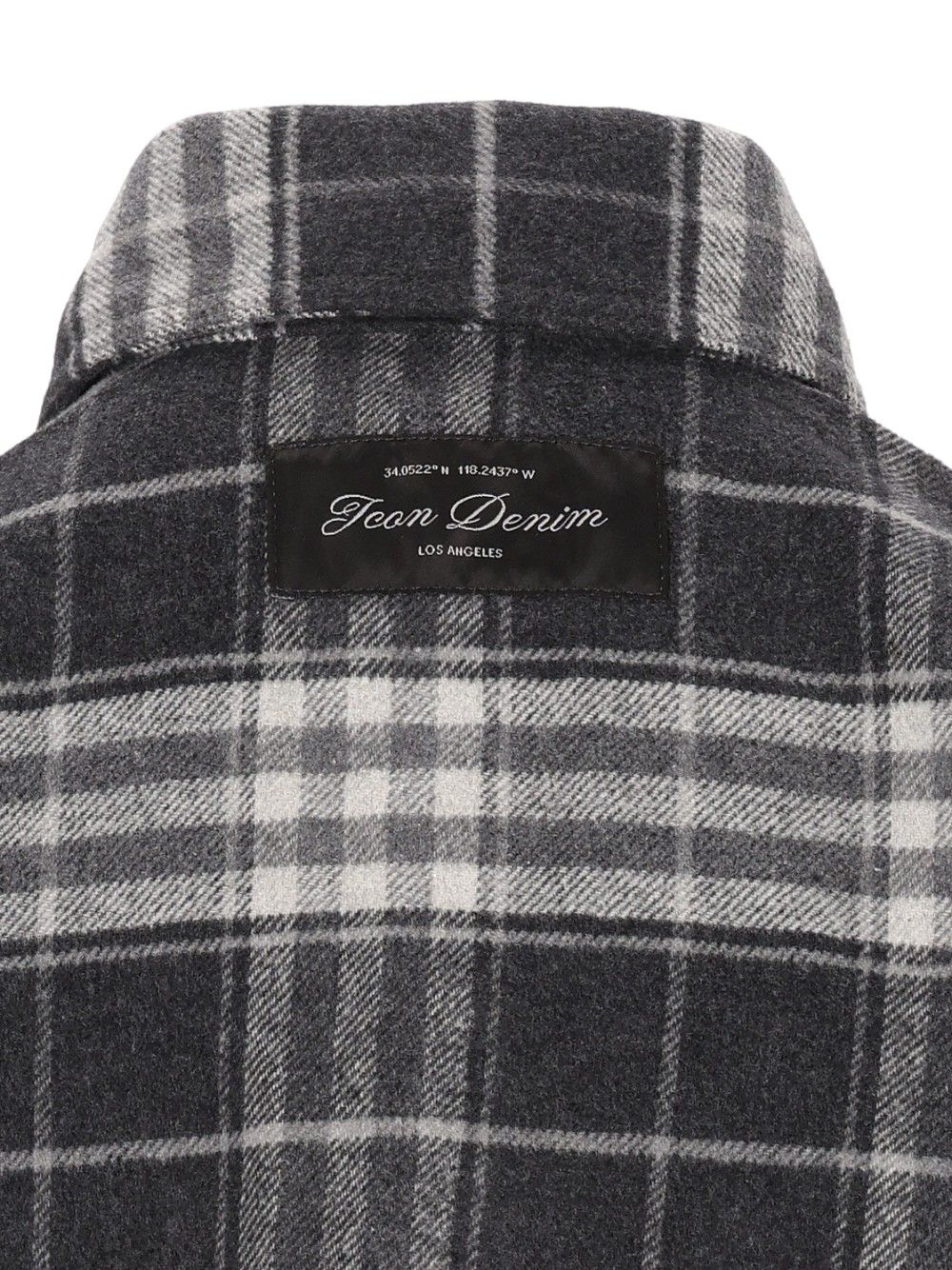 Icon Denim Oversized Check Shirt Shirts - Grey | 85b37ff59dffcf155db153bdd436c8e44eccfb2b