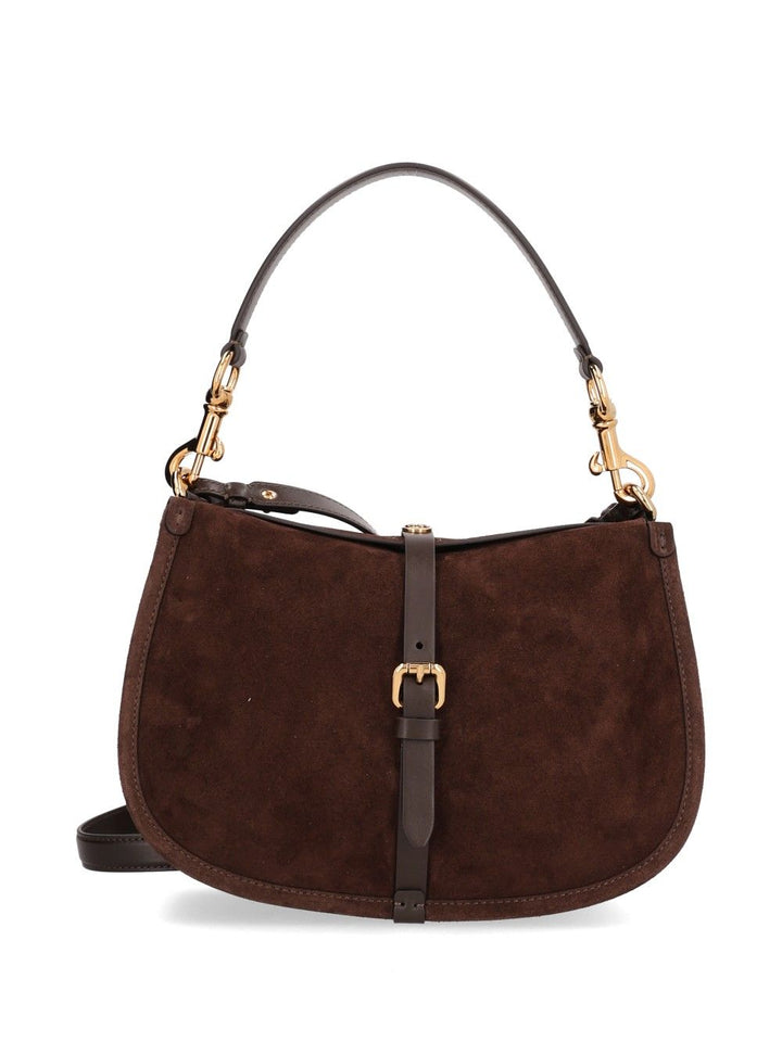 Etro Pony M Suede Crossbody Bag Crossbody Bags - Brown | f76233cdc5e960b46e9f512f077a73837ee10d45
