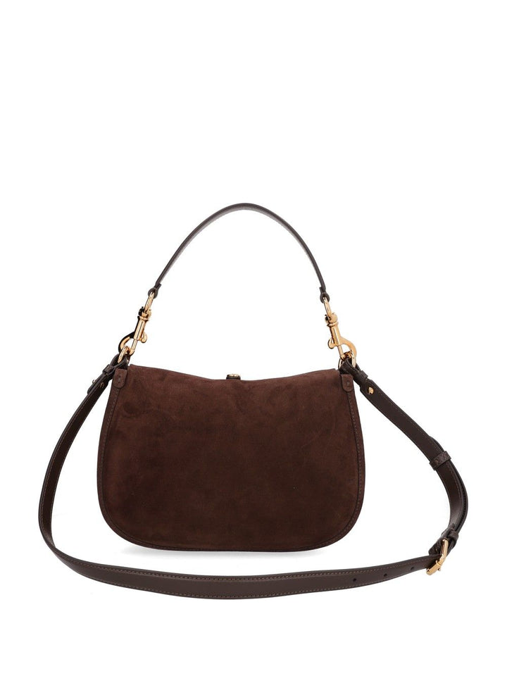Etro Pony M Suede Crossbody Bag Crossbody Bags - Brown | 991c61cefd83a07d1ef83af0716a789b7a8bcad6