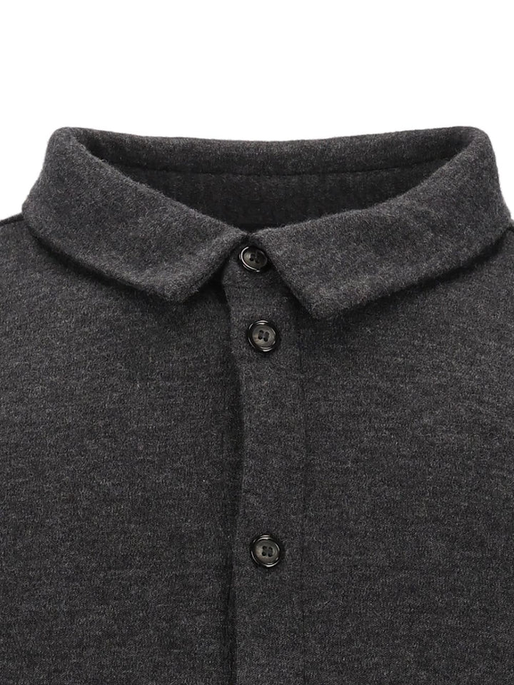 Giorgio Armani Cashmere Knit Shirt Shirts - Grey | 44095f765b91a68aee5127283c0388ac47bf4dec