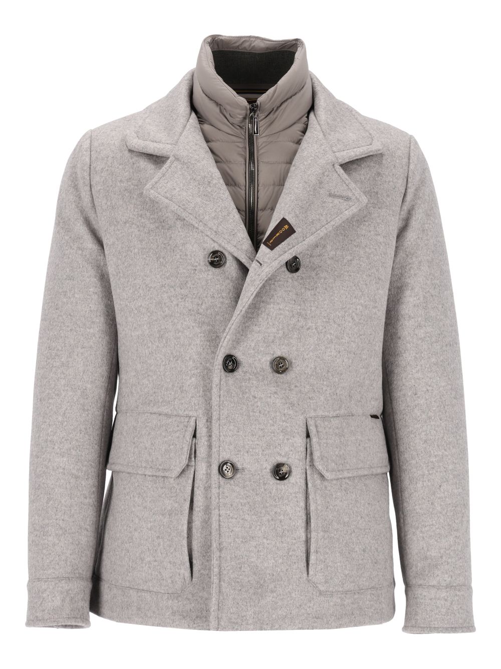 Moorer Bas-Le Jackets - Grey | 3e7d24b8c4b96305a086ff3a125b4d7cd65b8b35
