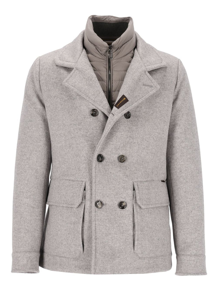 Moorer Bas-Le Jackets - Grey | 3e7d24b8c4b96305a086ff3a125b4d7cd65b8b35