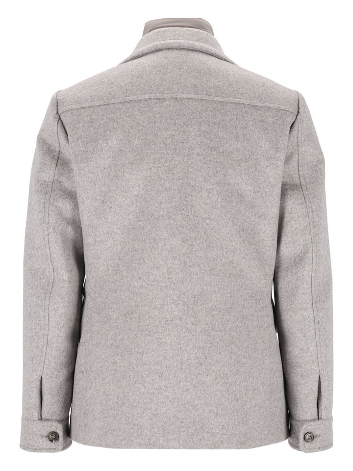 Moorer Bas-Le Jackets - Grey | 835ab6ed51384e1e7a3f0d1bac632f5a9630717e